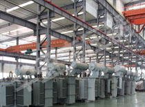 非晶合金變壓器生產現(xiàn)場